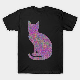 Speckle Kitty Silhouette T-Shirt